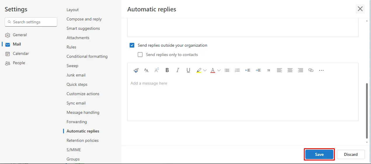 What is Autoresponder In Outlook 365