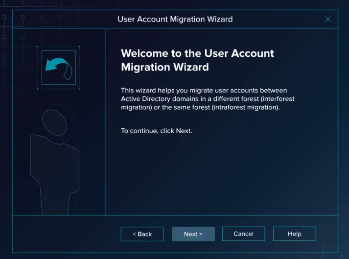 user account migration